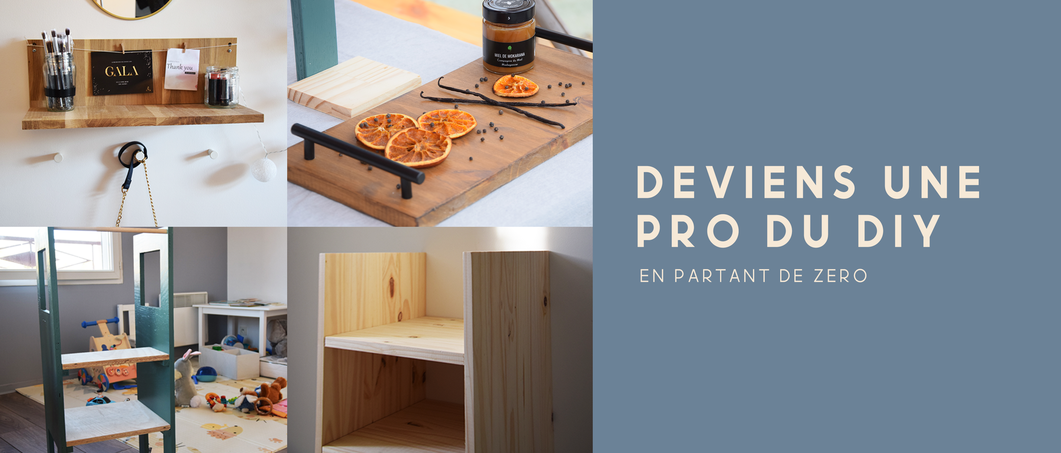 Deviens une pro du DIY et ainsi créer ses meubles