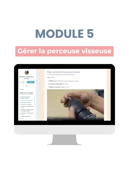 module 5 gérer la perceuse visseuse formation en ligne