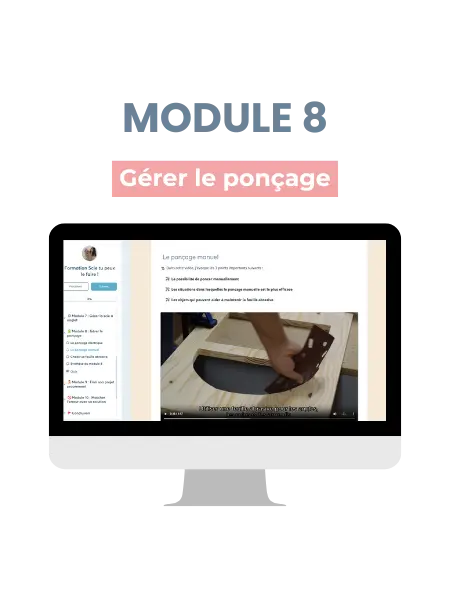 module 8 gérer le ponçage