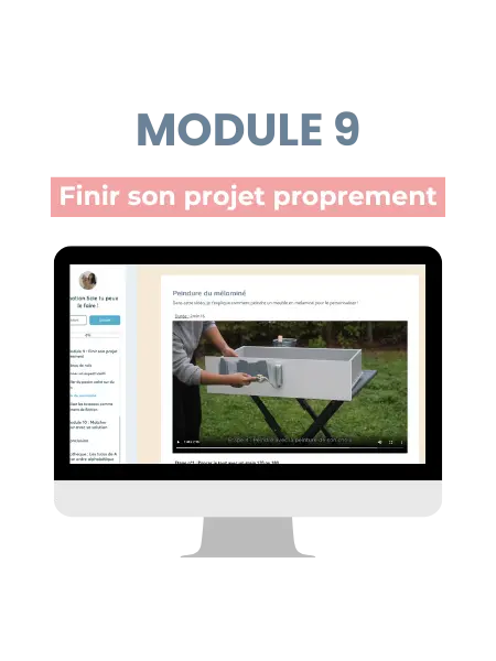 module 9 finir son projet bricolage proprement